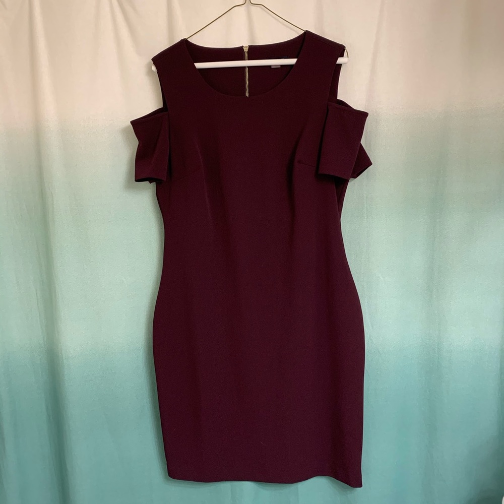 Tommy Hilfiger purple work dress